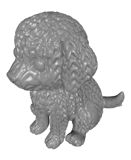 Cute Knitted Dog 3D printed product