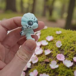 3D Tinys Baby Triceratops Articulated 3D printed product