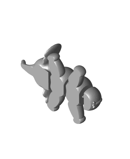 Flexi Elephant 3D printed product
