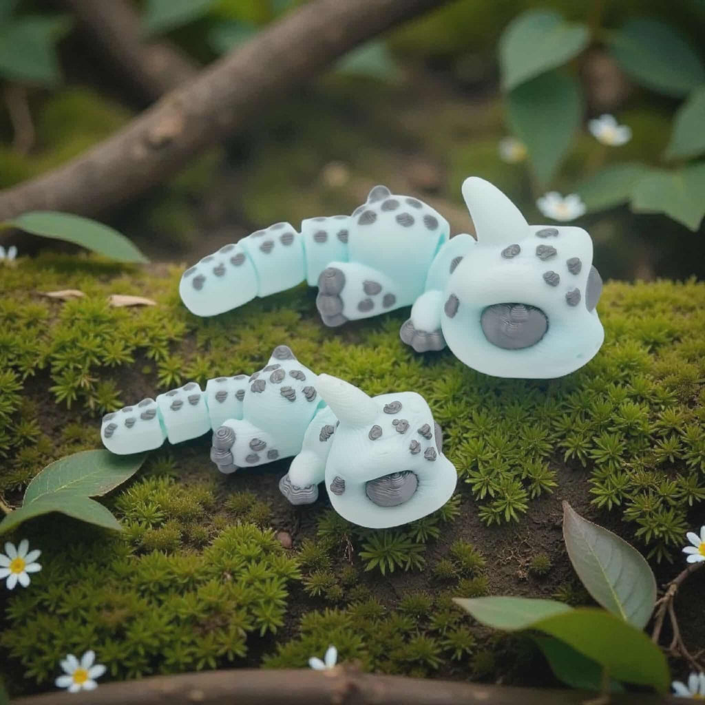 3D Tinys Baby Dino Articulated 3D printed product