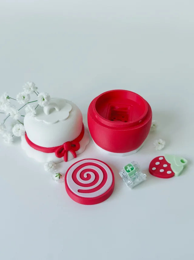 Jam Clicker and Paperclip colorful 3D printed product