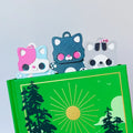 Kitty Bookmarks colorful 3D printed product