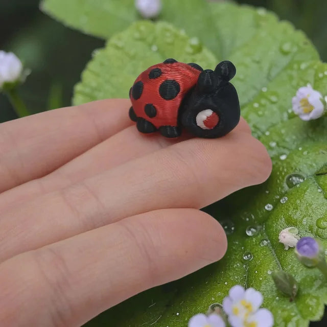 3D Tinys Ladybug colorful finished 3D printed product