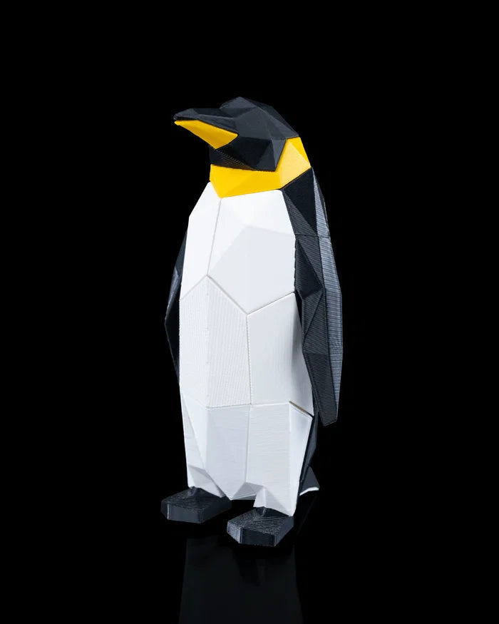 Low Poly Penguin – 3D Printed Animal Figurine