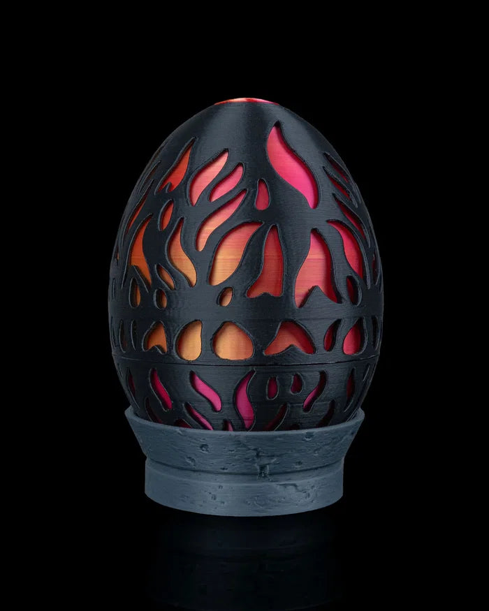 Magma Dragon Egg – 3D Printed Fantasy Decor