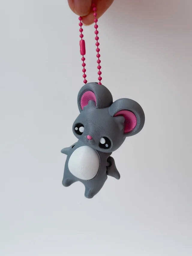 Mouse Pixie colorful 3D printed product