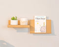 Natural Modern Wall Shelf – 3D Printed Home Decor