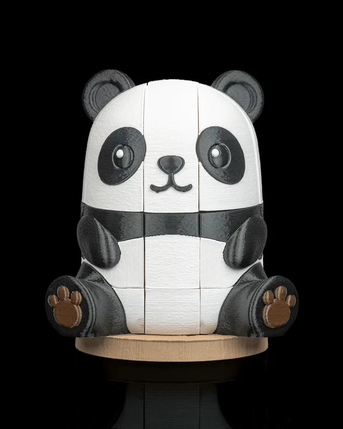 Panda Layer-Stack Puzzle – 3D Printed Toy