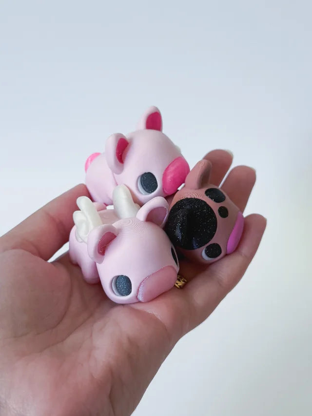 Piggy Boops colorful 3D printed product