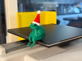 Santa Hat Frog Shelf Sitter