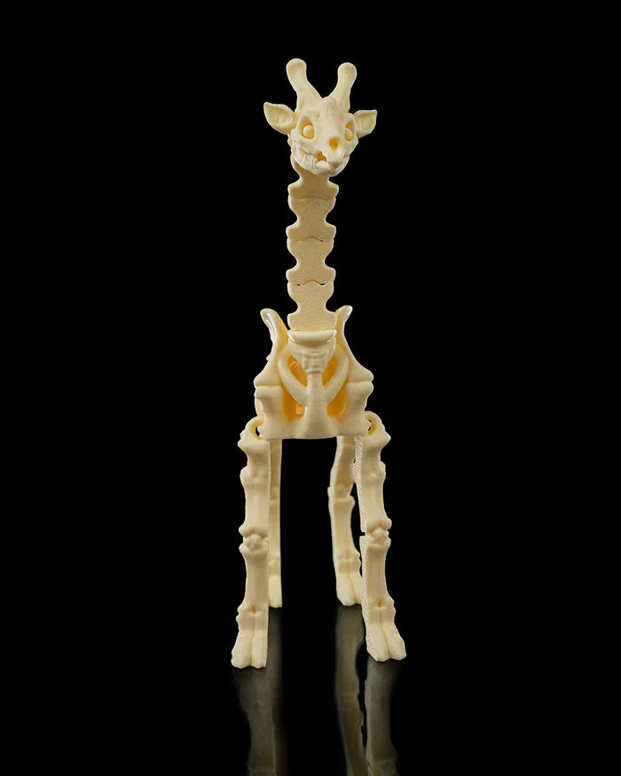 Skeleton Giraffe – 3D Printed Animal Figurine
