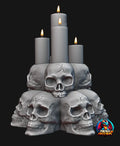 Skull Candle Holder