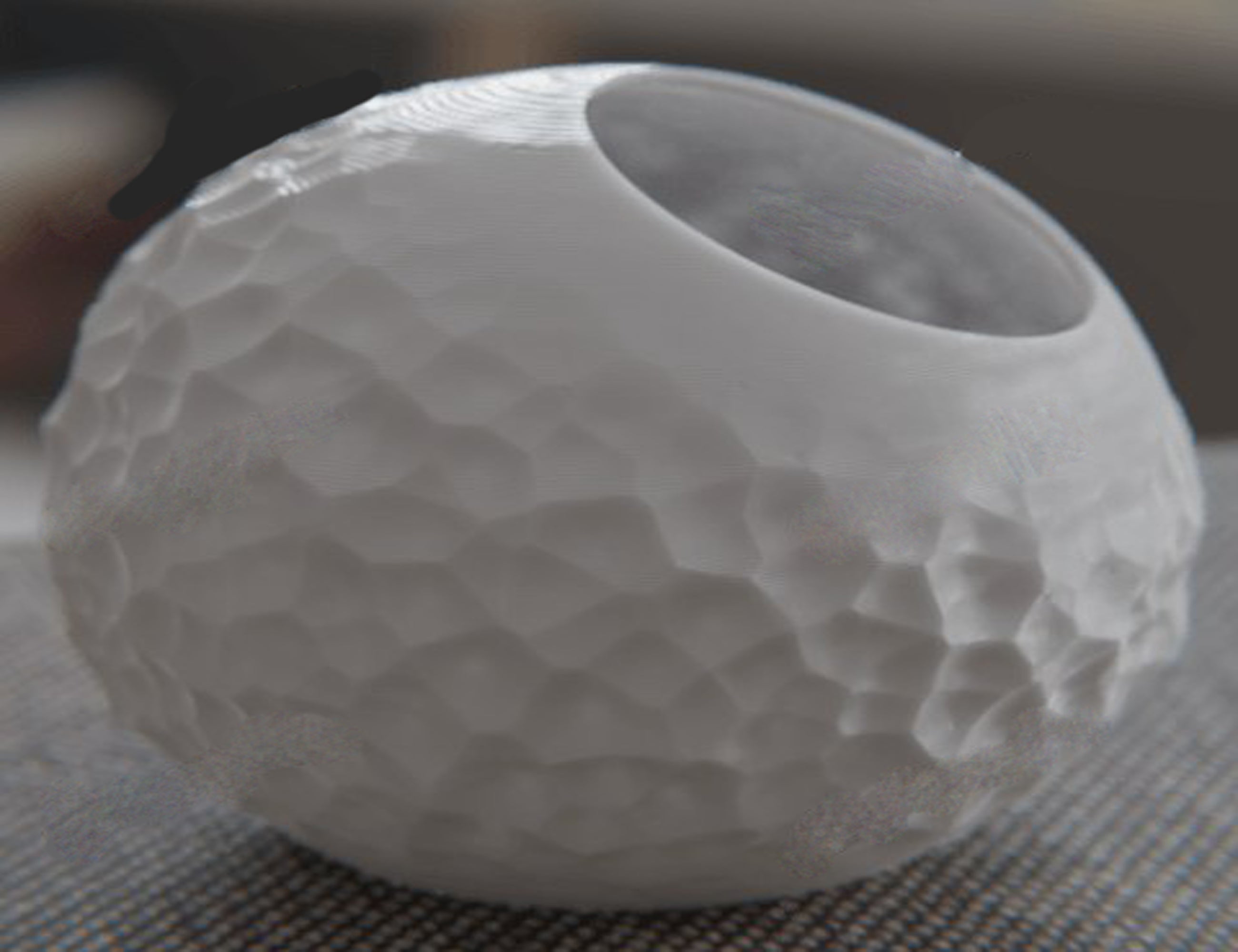 Faceted Decorative Bowl