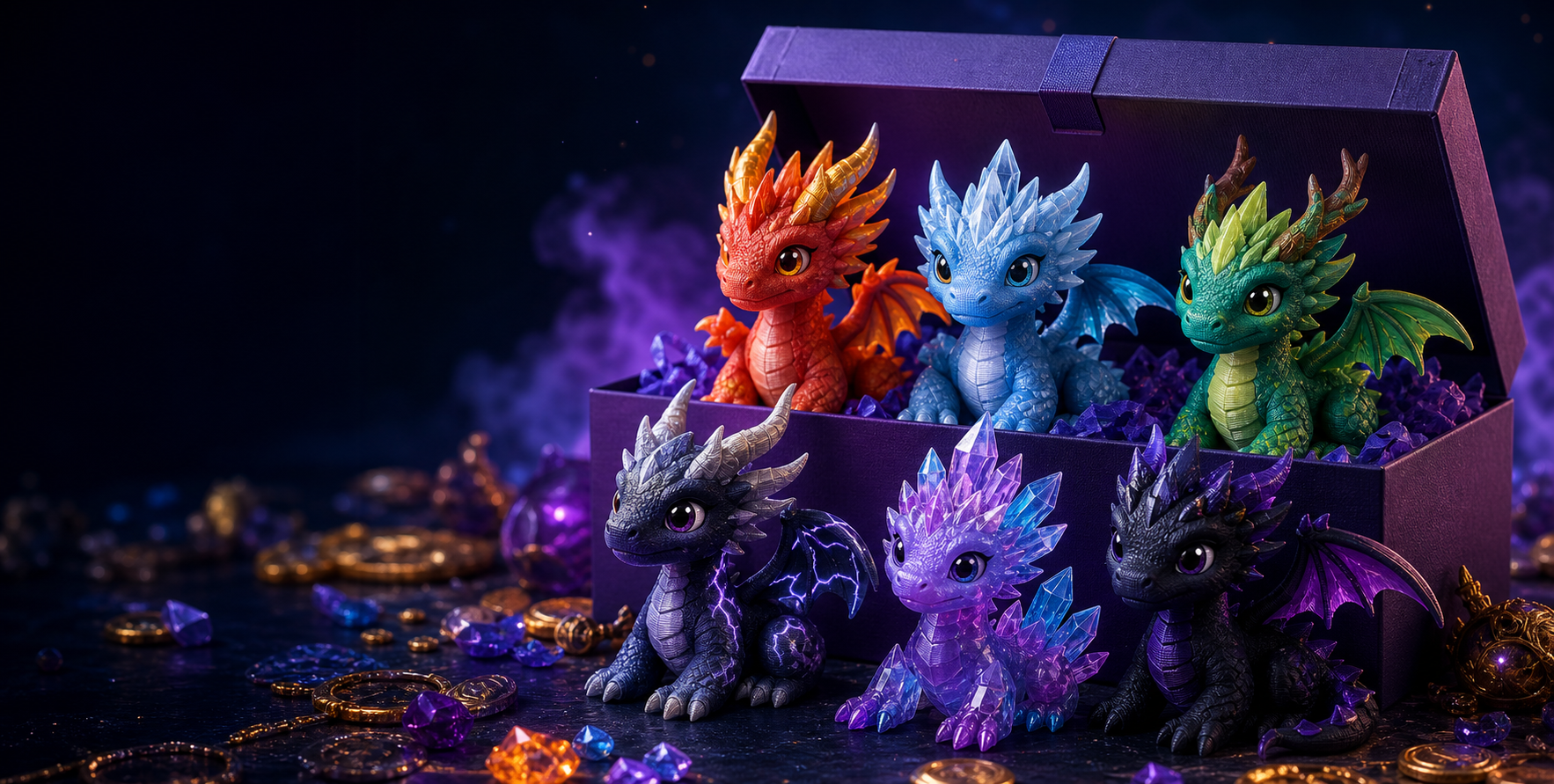 Build a collectible ThingFetti Dragon Box