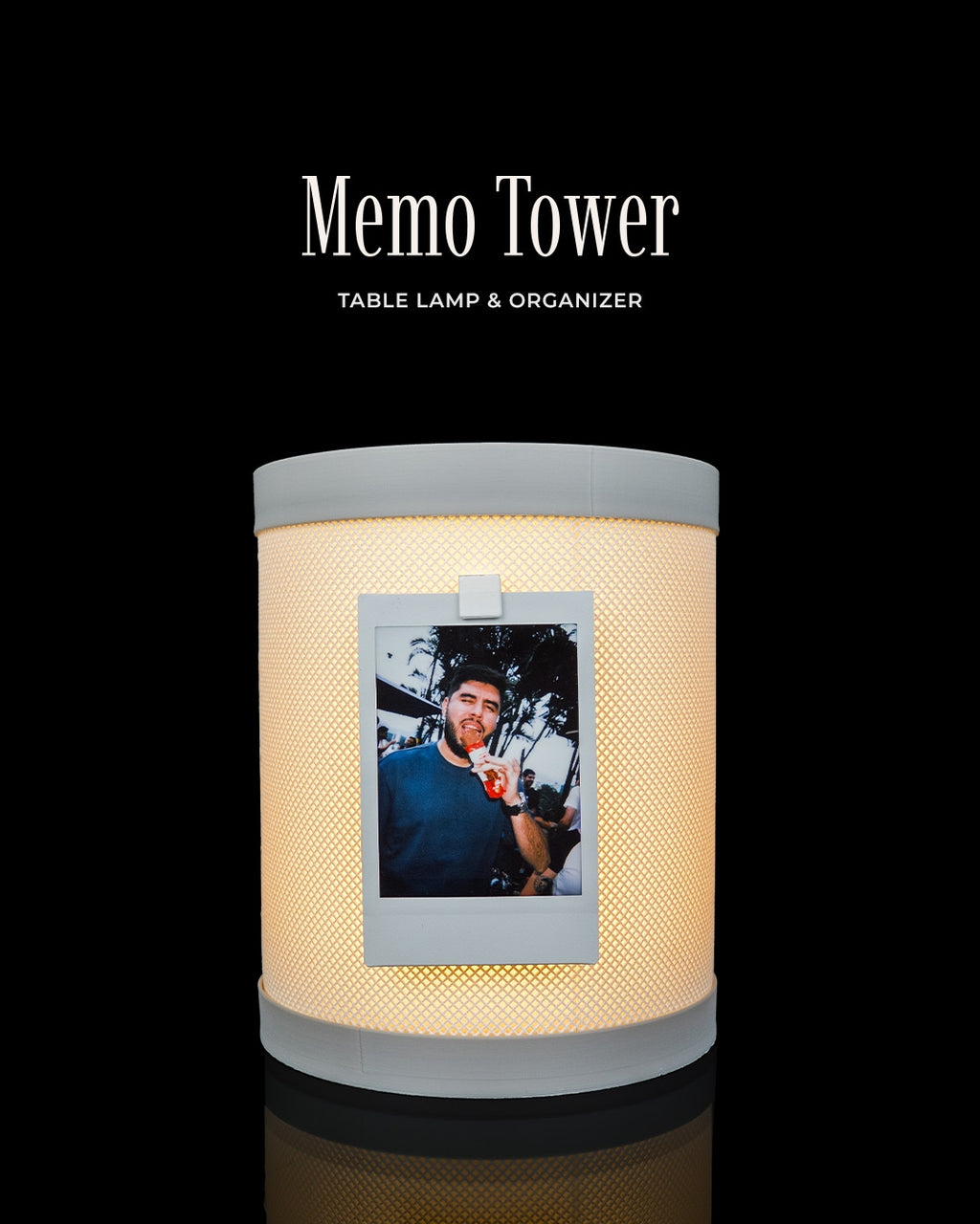 Memo Tower - Table Lamp & Organizer