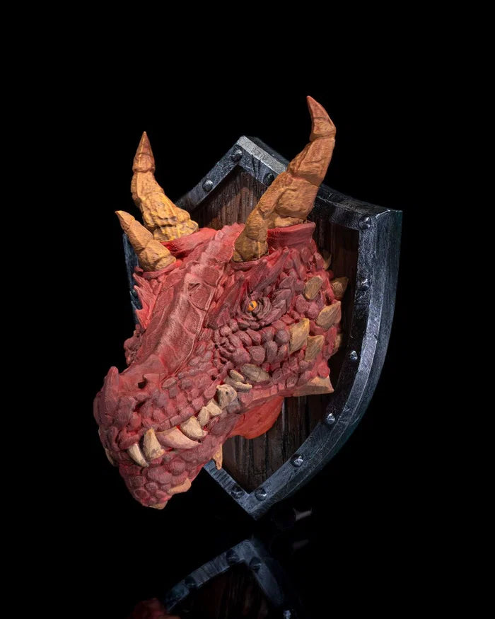 True Dragon Trophy – 3D Printed Wall Decor