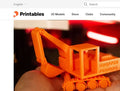 Working Excavator Model