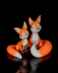 Wise Fox Bookend – 3D Printed Shelf Decor